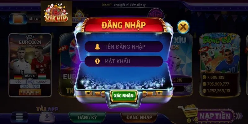 Rikvip đã đưa phương thức để giải quyết vấn đề quên mật khẩu đăng nhập